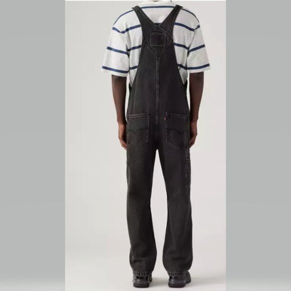Levis Mens Workwear Overalls Dark Wash Black Size XXL NWT - Picture 3 of 10